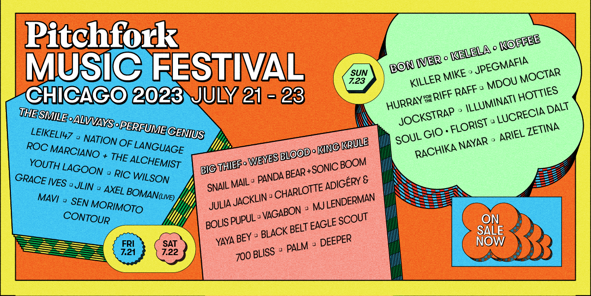 Schedule Pitchfork Music Festival 2023